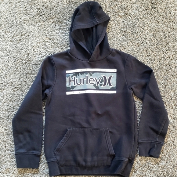 Hurley| Classic Sweatshirt with Hood and Graphic Design - Picture 1 of 3